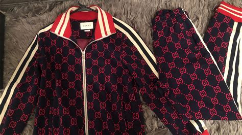 gucci gg jacquard tracksuit replica|paid in full gucci tracksuit.